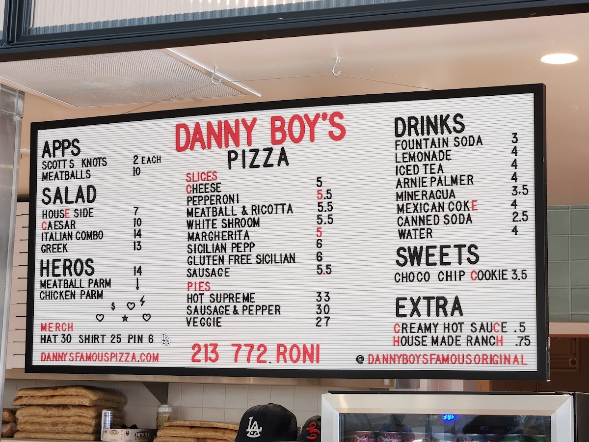 Menu Danny Boy's Famous Original Pizza-5